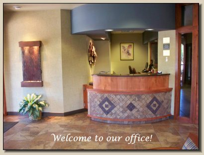 Sedona dentist office reception area